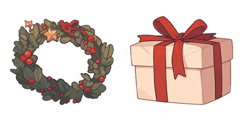 Christmas Tree & Christmas Wreath Cursor - Sweezy Custom Cursors