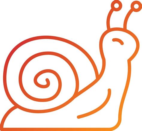 Snail Icon Style 7240588 Vector Art at Vecteezy