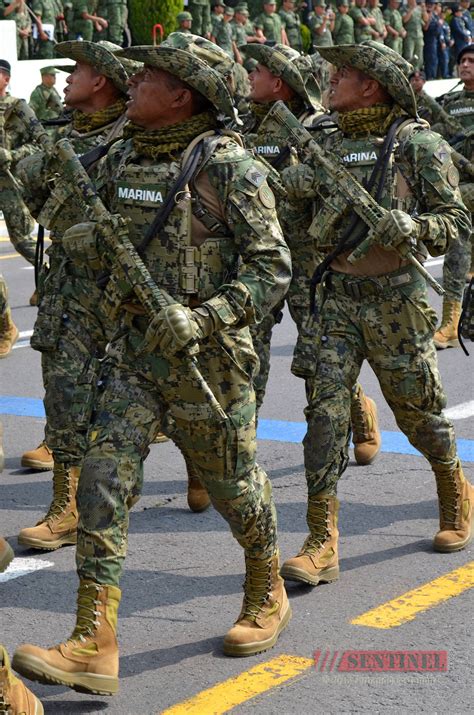 Mexican Marines preparing for the September 16th (Independence Day ...