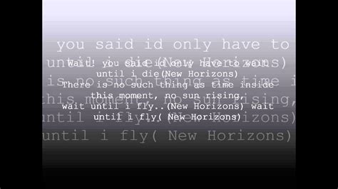 New Horizons Flyleaf Lyrics - YouTube