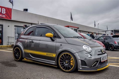 Grey and Yellow Fiat 500 Car | Cute and Cool Small Car