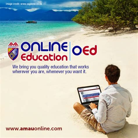 AMA University offers Online Study Program, Academic Programs and Short Courses List