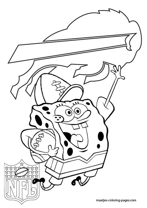 Buffalo Bills - Spongebob - Coloring Pages