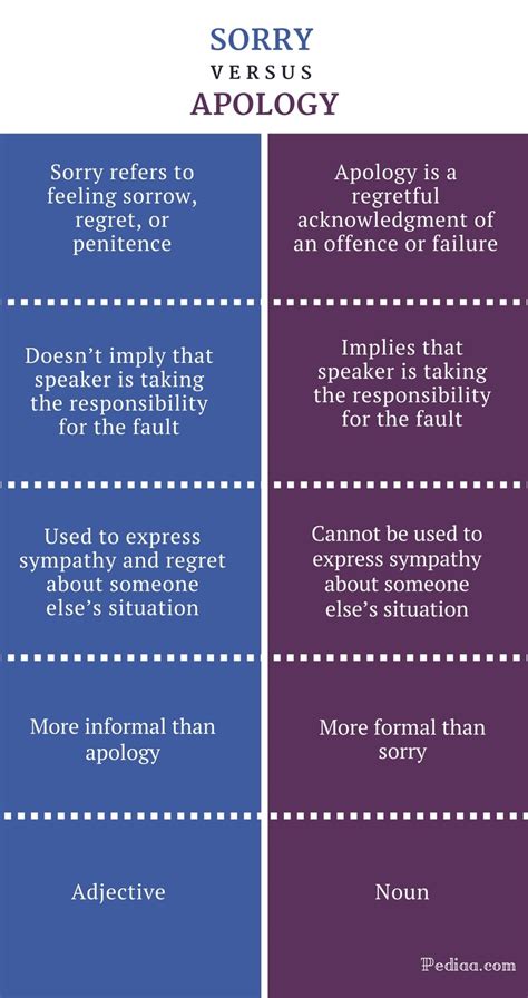 Difference Between Sorry and Apology | Meaning, Grammar, Usage