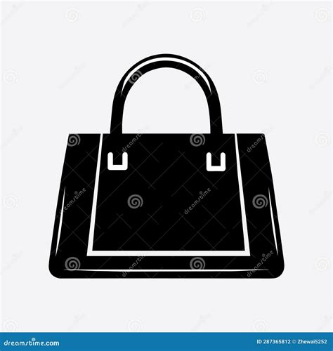 Bag Symbol Vector Logo Editable and Changeable Color Handbag Stock ...