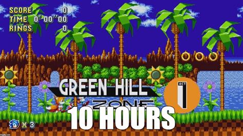 Sonic Mania - Green Hill Zone Act 1 Extended (10 Hours) - YouTube