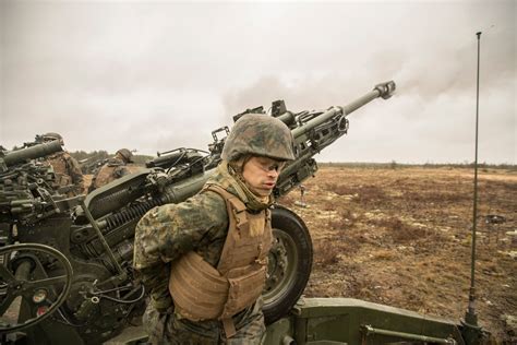 DVIDS - Images - Hotel Battery, 3rd Battalion, 14th Marines rain steel ...