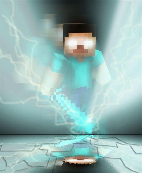 Herobrine by Lcraft | Minecraft wallpaper, Minecraft characters, Minecraft pictures