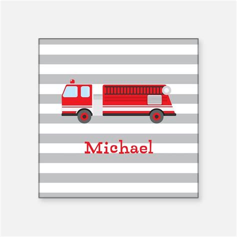 Fire Truck Bumper Stickers | Car Stickers, Decals, & More