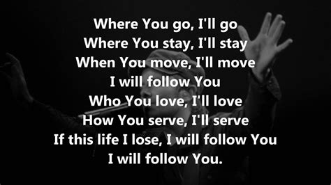 I Will Follow (Chris Tomlin) - LYRICS - YouTube