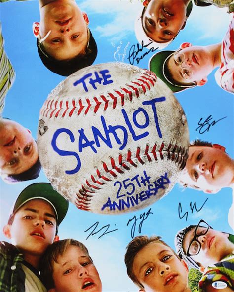 "The Sandlot" 16x20 Photo Cast-Signed by (5) with Tom Guiry, Marty York ...