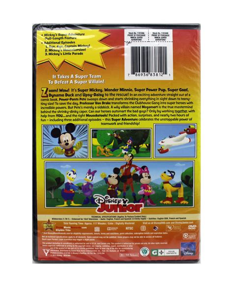 Mickey Mouse Clubhouse: Super Adventure (DVD, 2013) 786936838121 | eBay