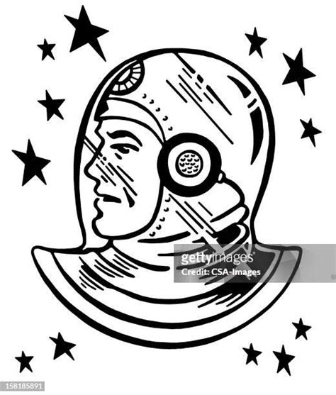 106 Space Helmet Line Drawing Stock Photos, High-Res Pictures, and ...