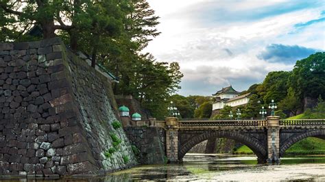 Time-lapse of the Emperor's Imperial Palace in Chiyoda, Tokyo, Japan Stock Video Footage 00:12 ...