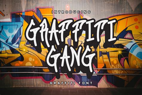 Graffiti Gang Font | Etsy