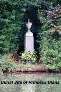 Diana's grave - placed on a small island, Norfolk, Princess Diana Grave, Charles Spencer, Diana ...