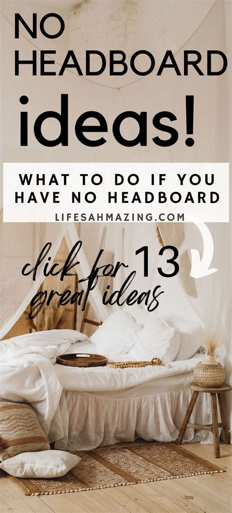 13 Practical No Headboard Ideas for Your Bedroom | Bedroom wall decor above bed, Diy wall decor ...