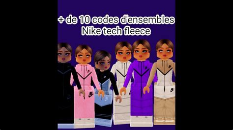 NIKE TECH FLEECE OUTFIT CODES Roblox (Berry avenue, Brookhaven ...