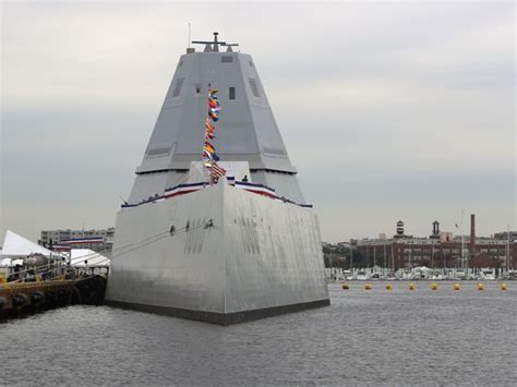 US Navy commissions most advanced stealth destroyer USS Zumwalt - The ...