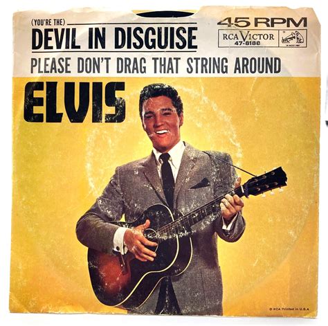 ELVIS PRESLEY - DEVIL IN DISGUISE- 1963 RCA 45RPM - 47-8188 | #4665081568