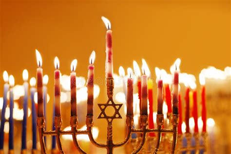 Hanukkah Candles stock image. Image of festival, candle - 21544283