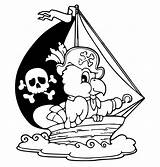 Pirate Parrot Coloring Pages At GetColoringscom  Free Printable sketch template