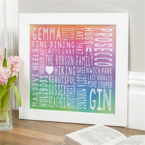 Personalised Christmas Gift Word Art | Personalized christmas gifts, Unique christmas gifts ...