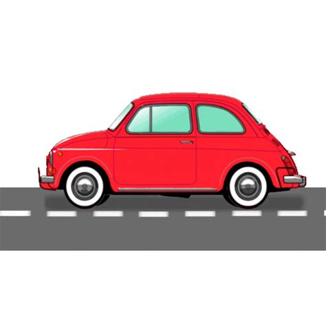 Driving On The Road Sticker by Hilbrand Bos Illustrator for iOS & Android | GIPHY