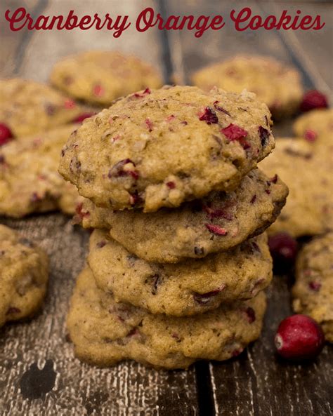 Cranberry Orange Cookies - Upstate Ramblings