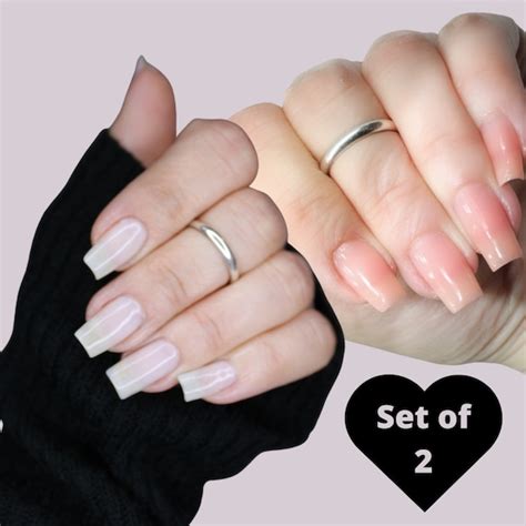 Nail Polish Set of 2 / Milky White Nail Polish and Creamy - Etsy