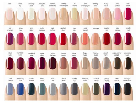 Sensational nail polish color chart fall 2013 | ... Color Gel Polish to add in 48 new colors ...