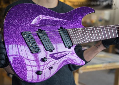 Aristides Guitars on Instagram: “Aristides 080s Purple Sparkle Gloss ...