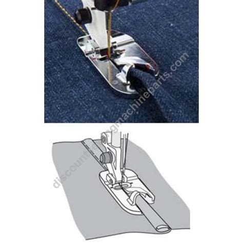 Husqvarna Viking Presser Foot 9mm Flat Felled #4131855-45, Group 1 Husqvarna Viking Presser Feet ...