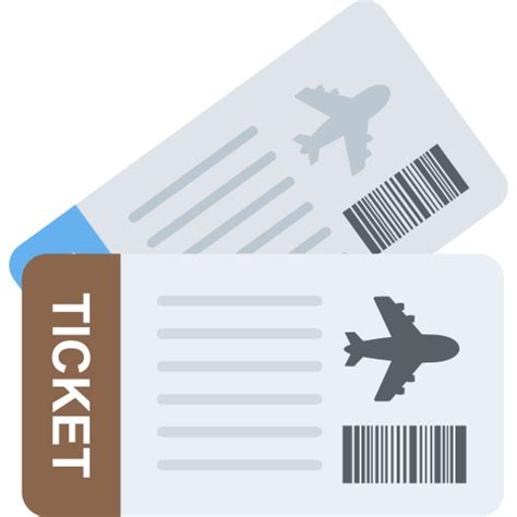 Free Icon | Plane ticket