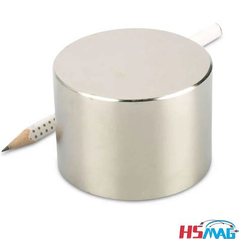 High Strength Neodymium Magnet Round Ø70 x 50mm N45 - Magnets By HSMAG