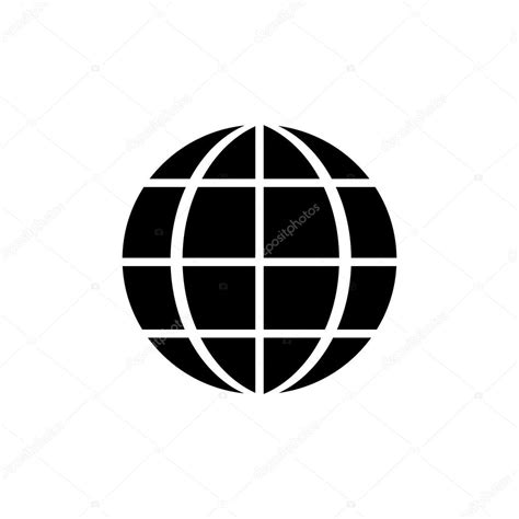 World Globe Images Black And White