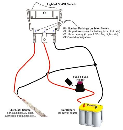 On/Off Switch & LED Rocker Switch Wiring Diagrams | Oznium | Light switch wiring, Electrical ...