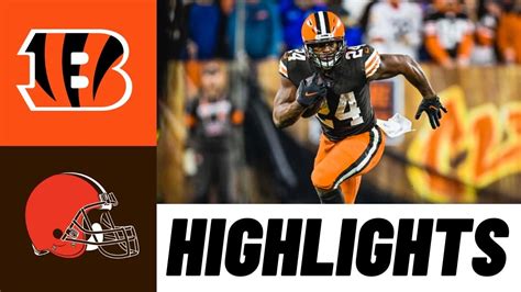 Nick Chubb Highlights vs Bengals | NFL Week 8 - YouTube