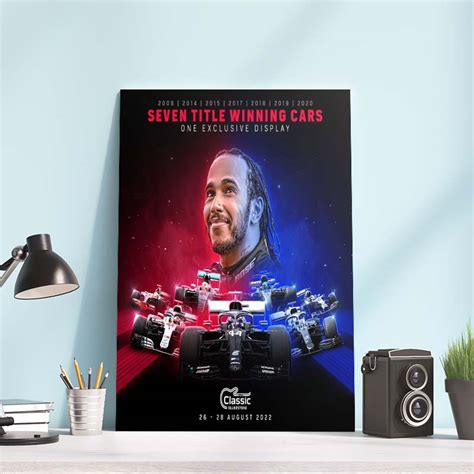 Lewis Hamilton 7 title winning cars exclusive display Silverstone ...