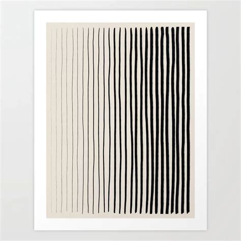 Black Vertical Lines Art Print | Line art, Vertical, Stylish wall art