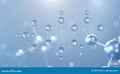 Piperonal Molecular Structure 3d, Flat Model, Aromatic Aldehydes ...