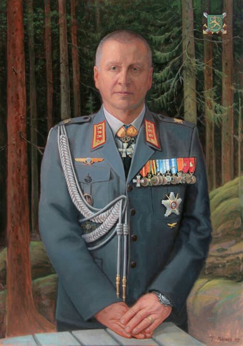 Commander Of The Finnish Army, Petri Hul, Painting by Tony Mäkinen | Artmajeur