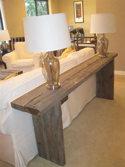 Handcrafted Reclaimed Barn Wood Console Table. $275.00, via Etsy ...