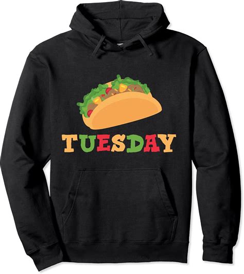 Amazon.com: Funny Tacos Taco Tuesday Mexican Food Foodie Gift Pullover Hoodie: Clothing