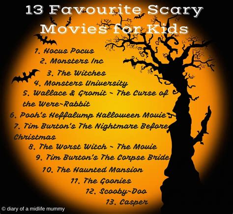 13 Favourite Scary Movies for Kids - diary of a midlife mummy