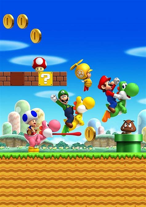 Super Mario Poster | Super mario bros games, Mario bros, Super mario