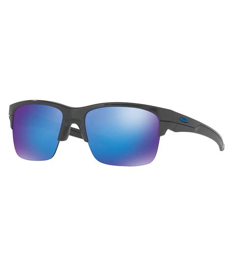 Lyst - Oakley Thinlink Mirrored Semi-rimless Sunglasses in Black for Men