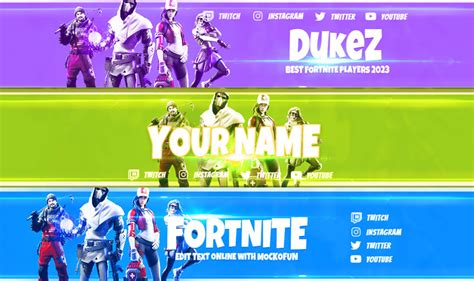 Fortnite YouTube Banner - MockoFUN