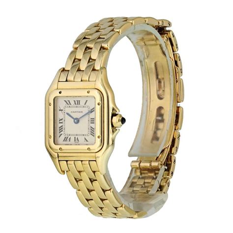 Cartier Panthere 8057917 Yellow Gold Ladies Watch at 1stDibs