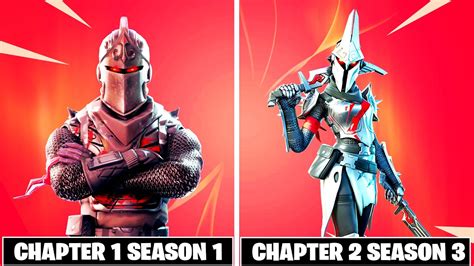 Evolution of Fortnite All Tier 100 Skins!Fortnite All Battle Pass Tier 100 Skins(Season 1-Season ...